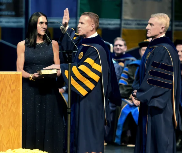 Michael Benson 'All In' As WVU's 27th President